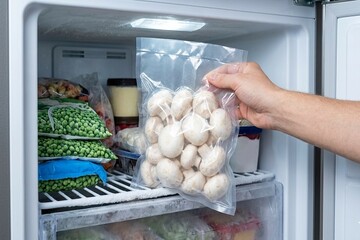 روش نگهداری قارچ در فریزر بدون سیاه شدن
