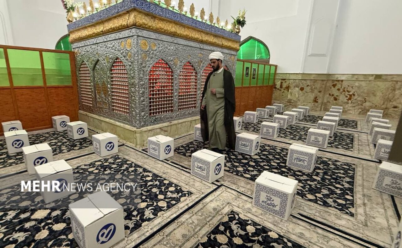 توزیع ۱۵۰ بسته معیشتی ستاد غدیر ورامین بین خانواده‌های آسیب‌دیده جنگ