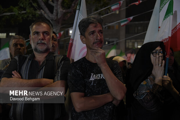 تشییع پیکر شهید عیسی عباسی در مشهد