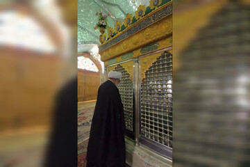 تشرف تولیت آستان قدس رضوی به زیارت بقاع متبرکه کاشمر