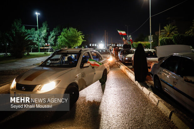 اهتزاز پرچم حرم علوی در اهواز
