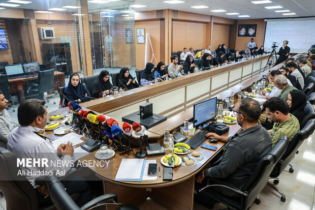 نشست خبری رئیس پلیس راهور تهران بزرگ