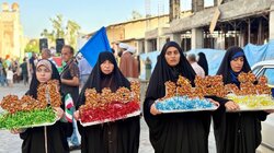 اجرای سرود «سلام ایران» توسط دختران غدیری گرمسار