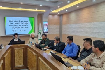نشست مدیرکل تبلیغات اسلامی آذربایجان شرقی با رسانه‌ها در اهر