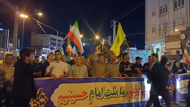 حضور پرشور ساوجی‌ها در نود و سومین شب ایستادگی و مقاومت