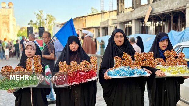اجرای سرود «سلام ایران» توسط دختران غدیری گرمسار
