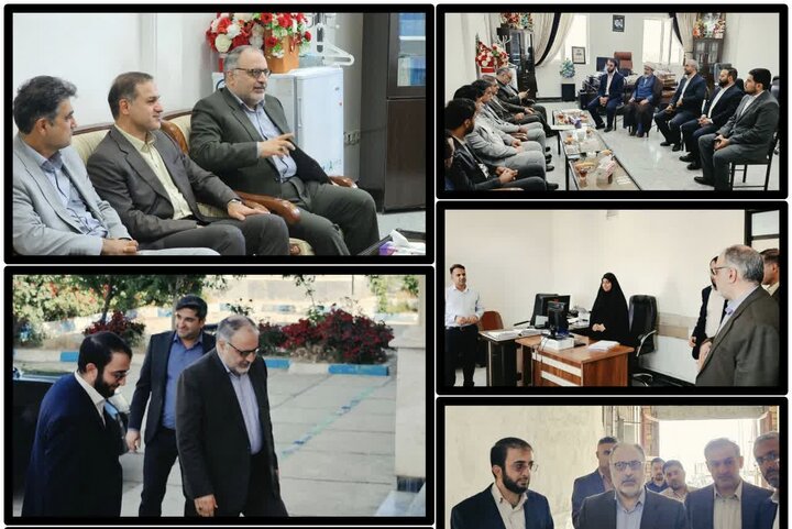 بازدید رئیس کل دادگستری کرمانشاه از مراجع قضایی کنگاور