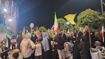 نود و چهارمین خروش حماسی مردم آستانه در حمایت از رهبری