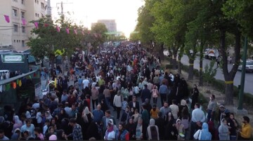استقبال شهرکردی‌ها از مهمانی کیلومتری عیدغدیر