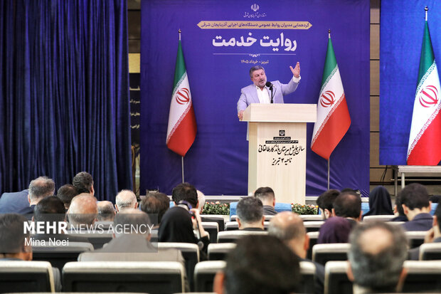 همایش «روایت خدمت» با حضور رئیس شورای اطلاع‌رسانی دولت در تبریز