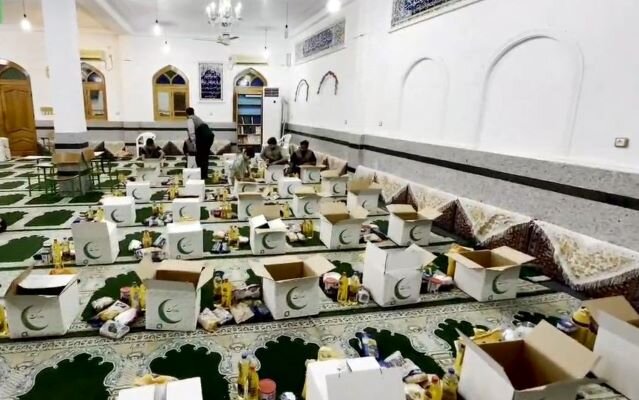 توزیع بسته‌های معیشتی در بوشهر به مناسبت عید غدیر