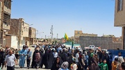 عید ولایت در اردستان تماشایی شد؛ خروش مردم در پیاده‌روی بزرگ غدیر