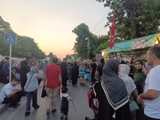 استقرار ایستگاه امداد رسانی هلال احمر در مهمونی غدیر مشهد