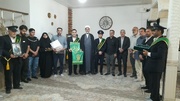 دیدار خادمیاران آستان حضرت معصومه(س) با خانواده شهدای چگنی