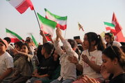 تصاویر هوایی از جشن غدیر در خیابان انقلاب خرم‌آباد