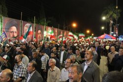 جشن عید غدیر در نود و پنجمین شب تجمع مردم آستارا