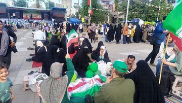 تصاویر هوایی از مراسم«مهمونی کیلومتری» غدیر در همدان
