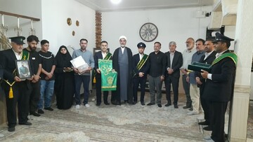 دیدار خادمیاران آستان حضرت معصومه(س) با خانواده شهدای چگنی