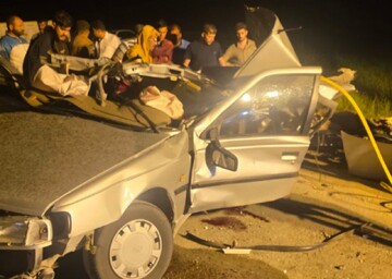 برخورد پژو ۴۰۵ با کامیون در محور سقز - دیواندره؛ ۳ نفر جان باختند