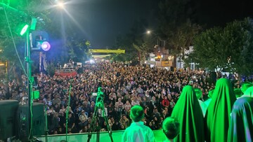 برگزاری مهمونی کیلومتری غدیر در نیشابور 