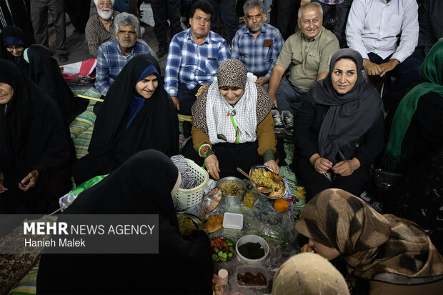 جشن عید غدیر در نود و پنجمین شب تجمع مردم در گرگان
