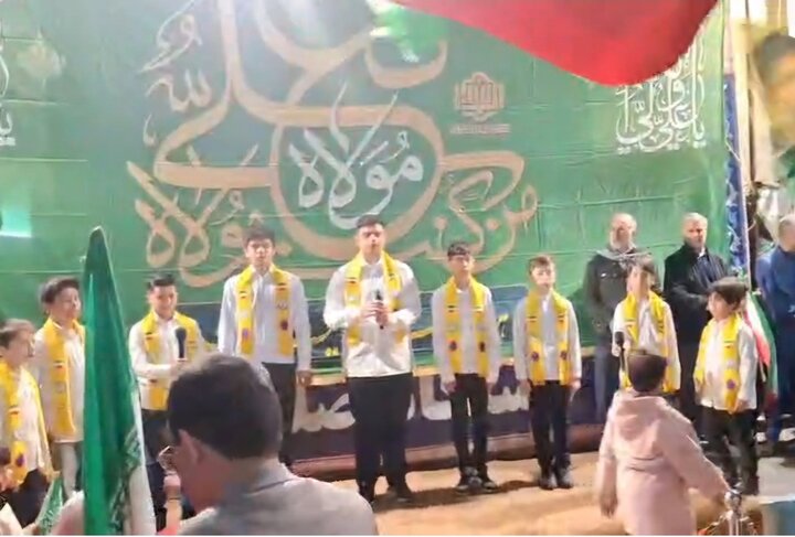 ندای «مولانا علی» نوجوانان تبریزی در شب عید غدیر