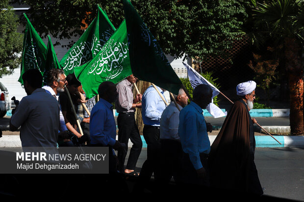 شادپیمایی و نماز عید سعید غدیر در یزد