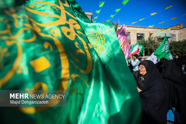 شادپیمایی و نماز عید سعید غدیر در یزد