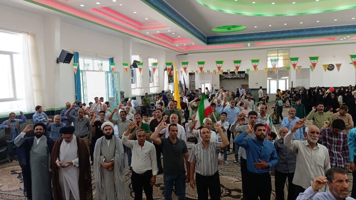 جشن بزرگ غدیر خم در حسینیه صاحب‌الزمان (عج) بهاباد برگزار شد