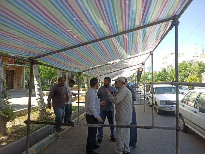 برپایی ۲۷ موکب در مهمانی کیلومتری غدیر کامیاران