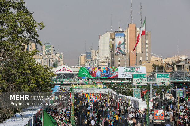مهمونی کیلومتری عید غدیر در تهران