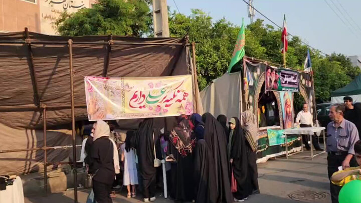 برپایی ۱۱۰ موکب در جشن کیلومتری غدیر بابل