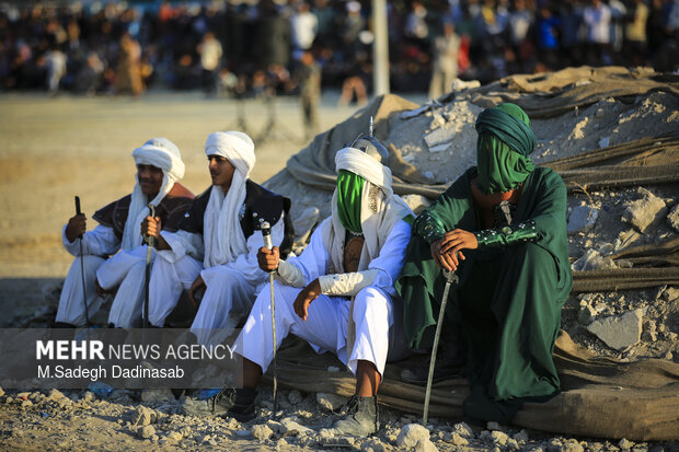 بازسازی واقعه غدیر خم در جزیره قشم