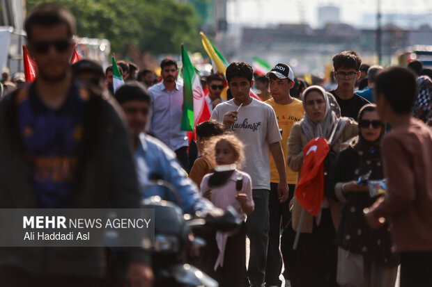 مهمونی کیلومتری عید غدیر در تهران