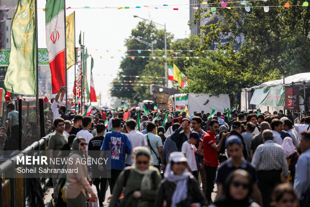 مهمونی کیلومتری عید غدیر در تهران