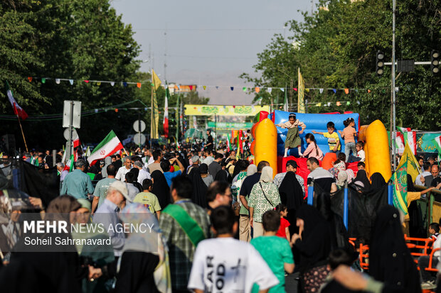 مهمونی کیلومتری عید غدیر در تهران