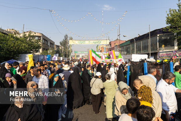 مهمونی کیلومتری عید غدیر در تهران