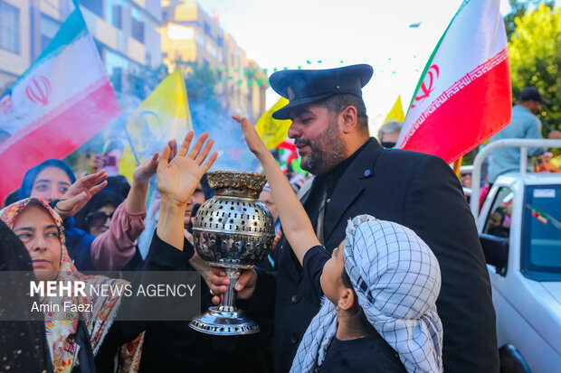 شادپیمایی عید غدیر در شیراز