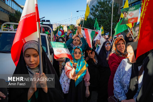 شادپیمایی عید غدیر در شیراز