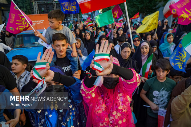 شادپیمایی عید غدیر در شیراز