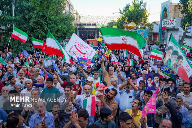 شادپیمایی عید غدیر در شیراز
