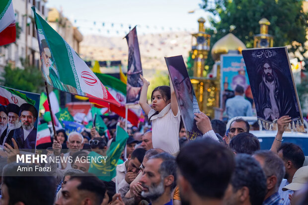 شادپیمایی عید غدیر در شیراز