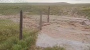 سیل در روستای علی کمر از توابع نمین