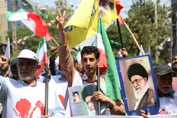 تصاویری از راهپیمایی ورامینی ها در ۱۵ خرداد