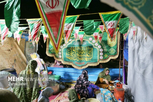 مهمانی کیلومتری غدیر در بندرعباس