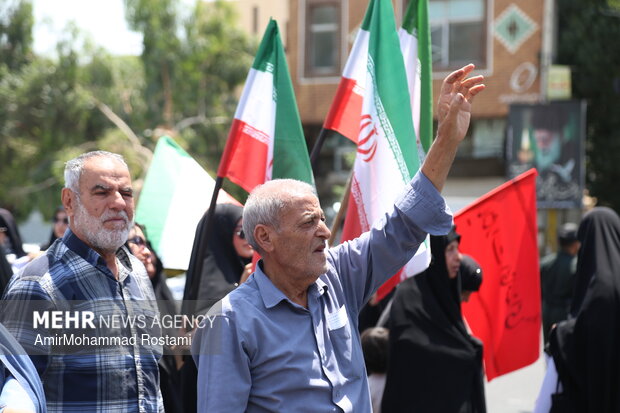 راهپیمایی مردم ورامین در دیار ۱۵ خرداد سال ۱۴۰۵