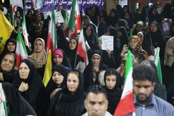 پیام همبستگی مردم آزادشهر با لبنان در اجتماع شبانه