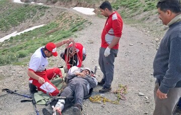 نجات دو مصدوم در چهل‌چشمه دیواندره پس از ۹ ساعت عملیات