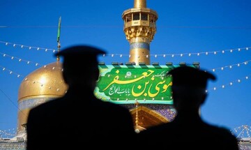 حرم رضوی در سالروز ولادت امام موسی بن جعفر(ع)