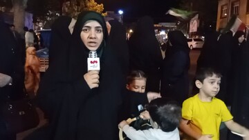 پیام بانوان بیجار گروس از میدان حماسه